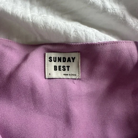 Elegant Lavender Aritzia Strap Dress - Picture 2 of 2